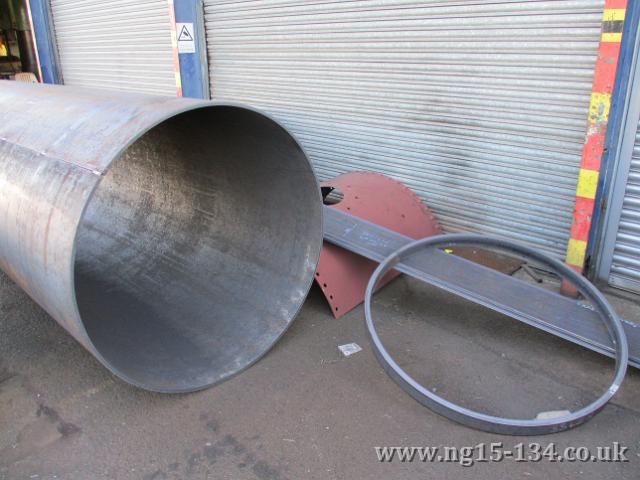 The new font boiler barrel section. (Photo: Adrian Strachan)