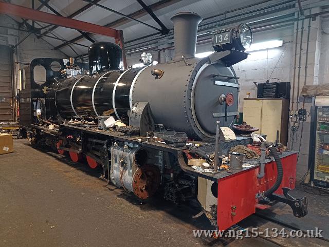 Boiler bands fitted. (Photo: Adrian Strachan)