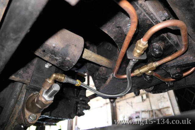 One of the rear sanders just needing the sand pipe connecting. (Photo: Laurence Armstrong)